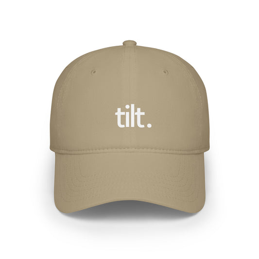 tilt. - Low Profile Baseball Cap